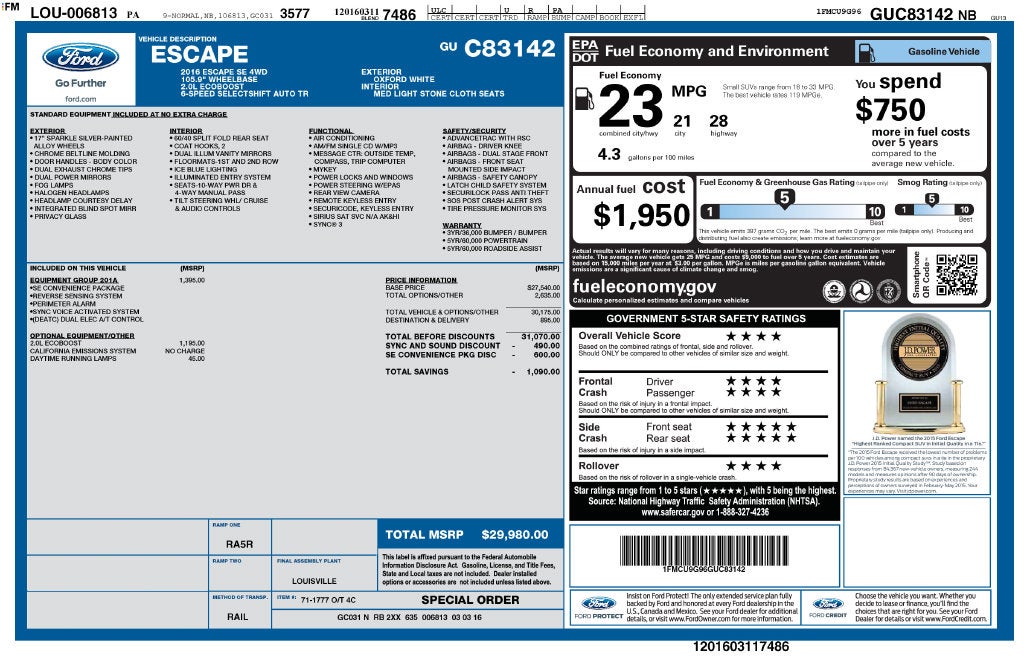 2016 Ford Escape SE - Photo 35