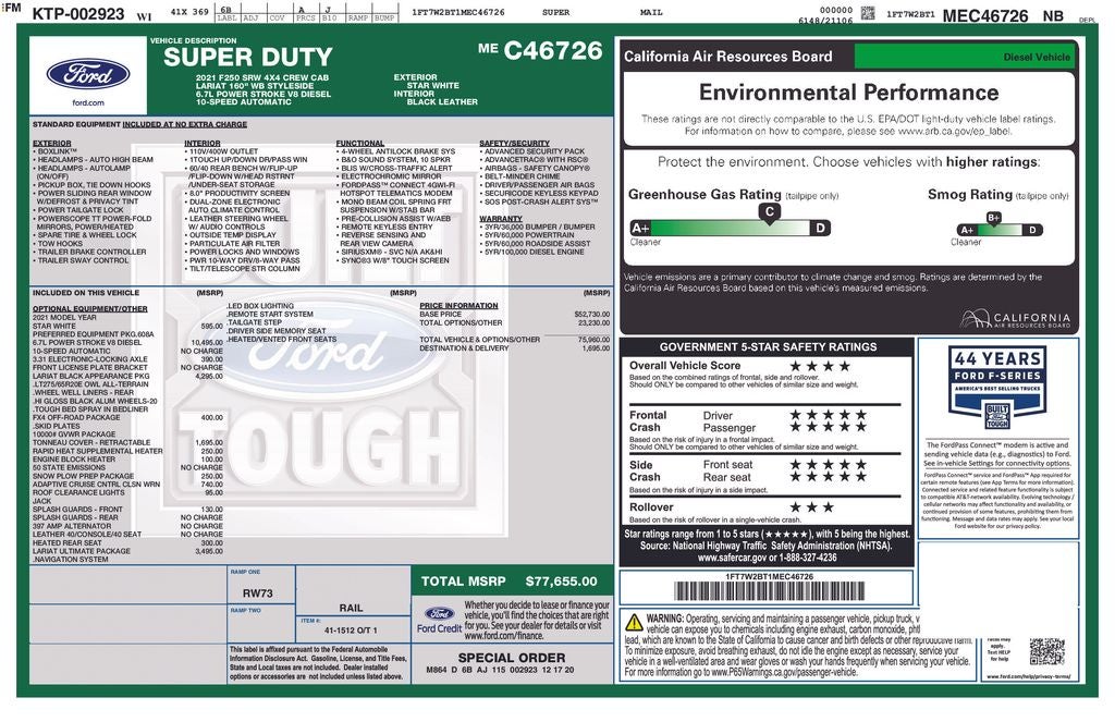 2021 Ford F-250SD Lariat
