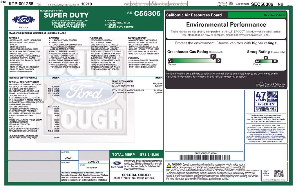2025 Ford F-350SD Lariat Super Duty