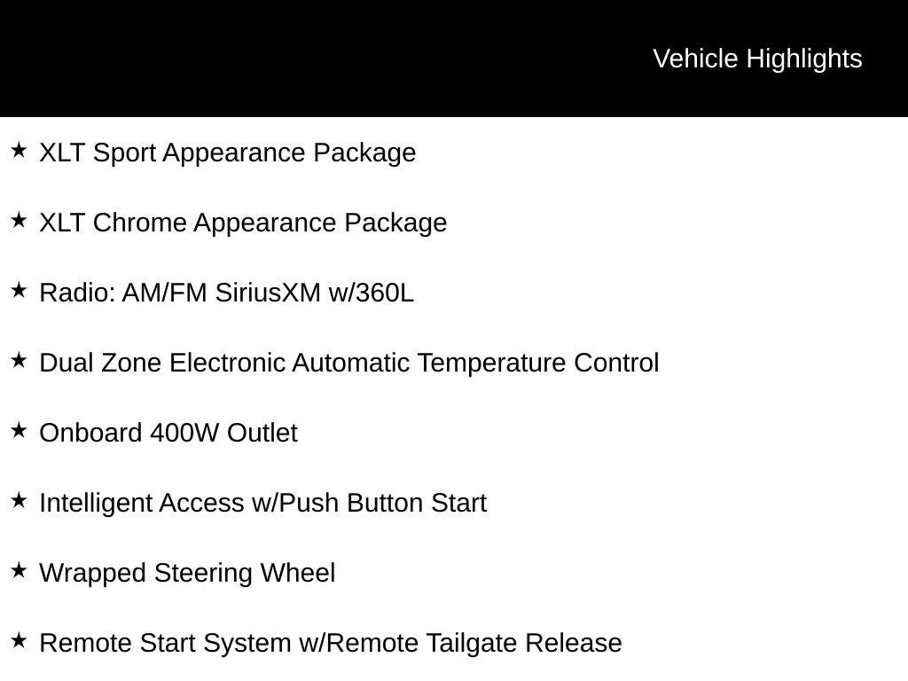 2023 Ford F-150 XLT 302A Sport