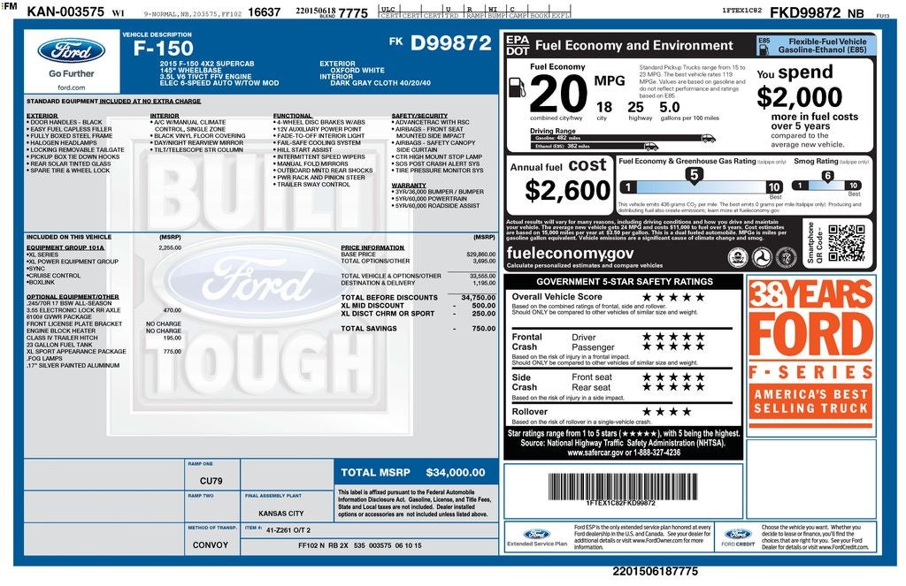 2015 Ford F-150 XL - Photo 36