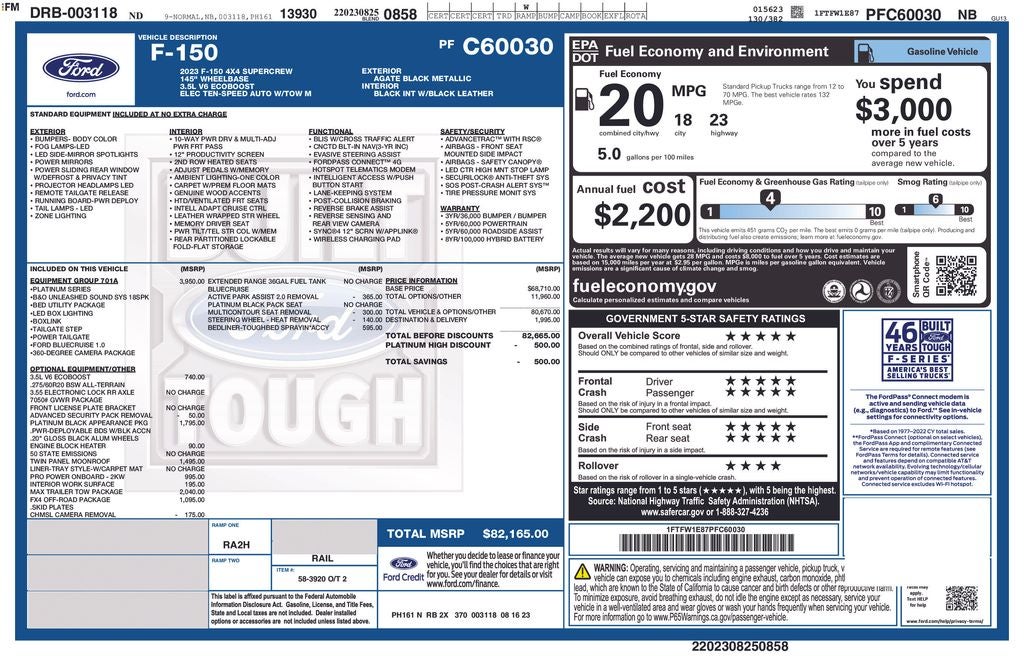 2023 Ford F-150 Platinum - Photo 36
