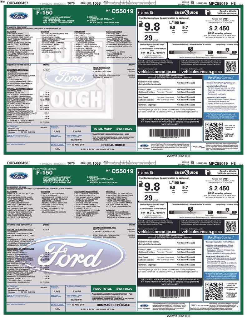 2021 Ford F-150 XLT Sport 302A