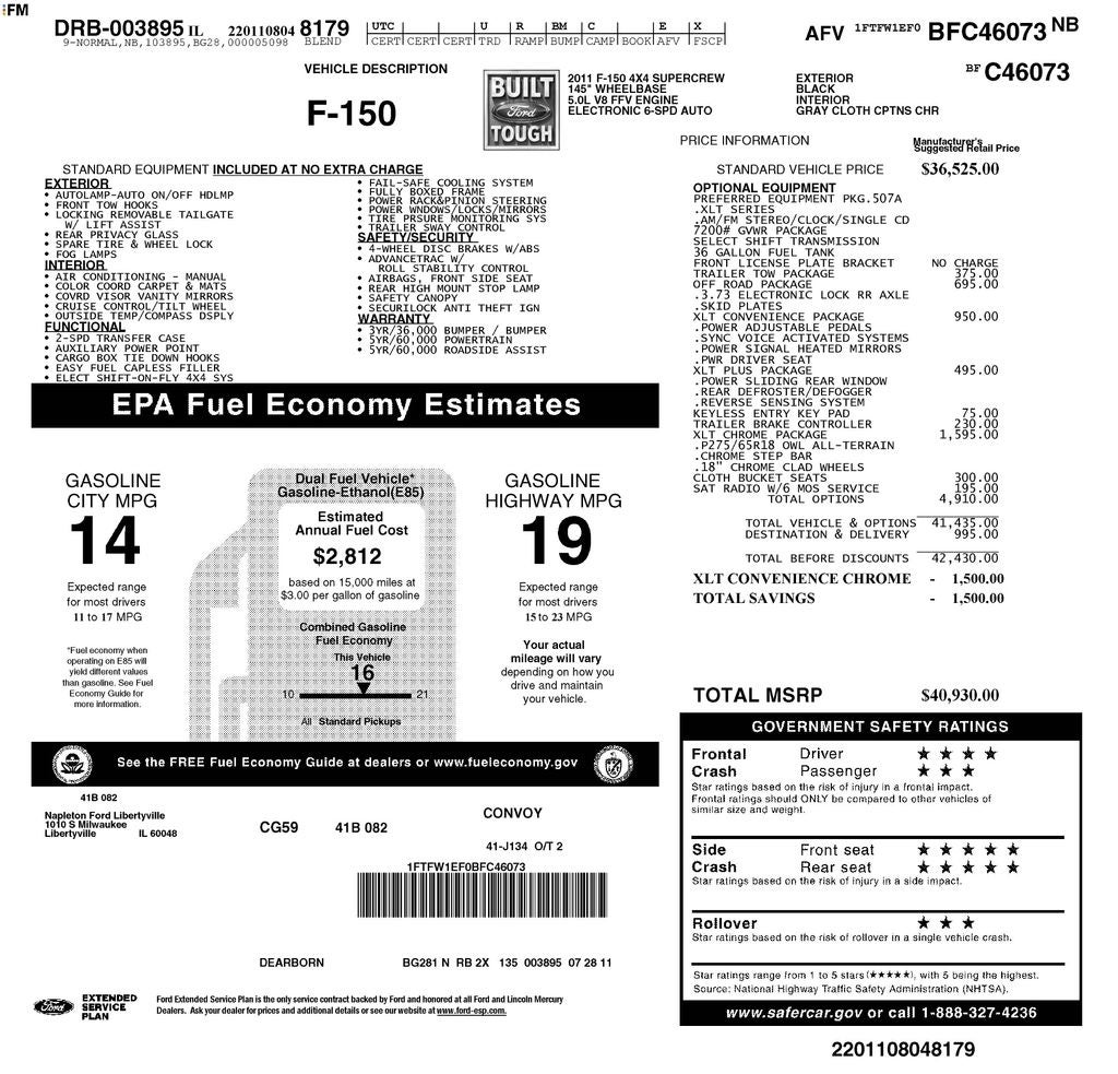 2011 Ford F-150 XLT