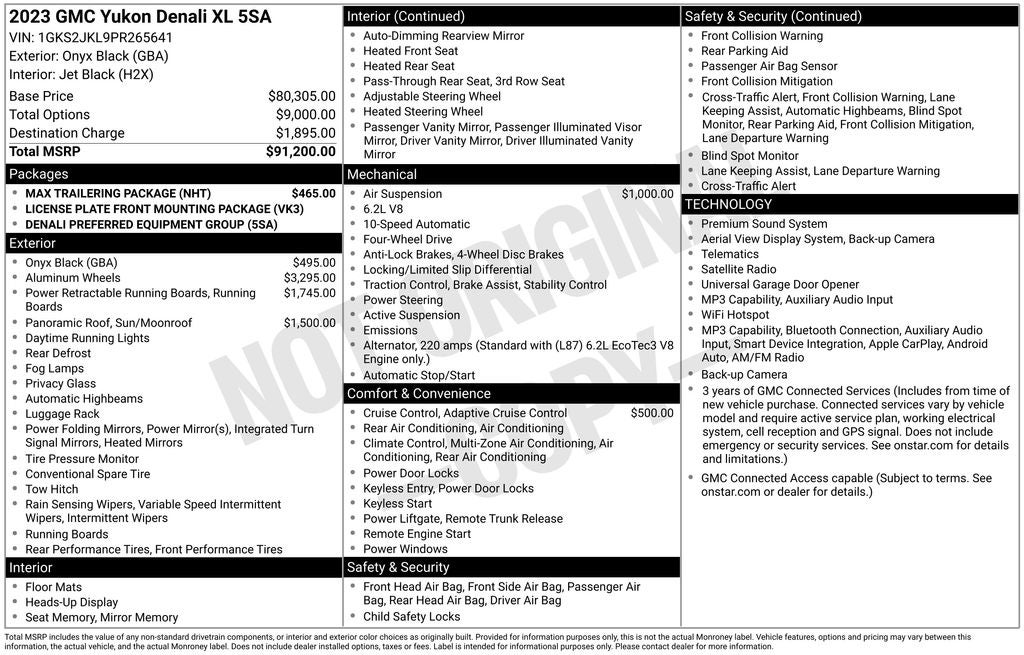 2023 GMC Yukon XL Denali
