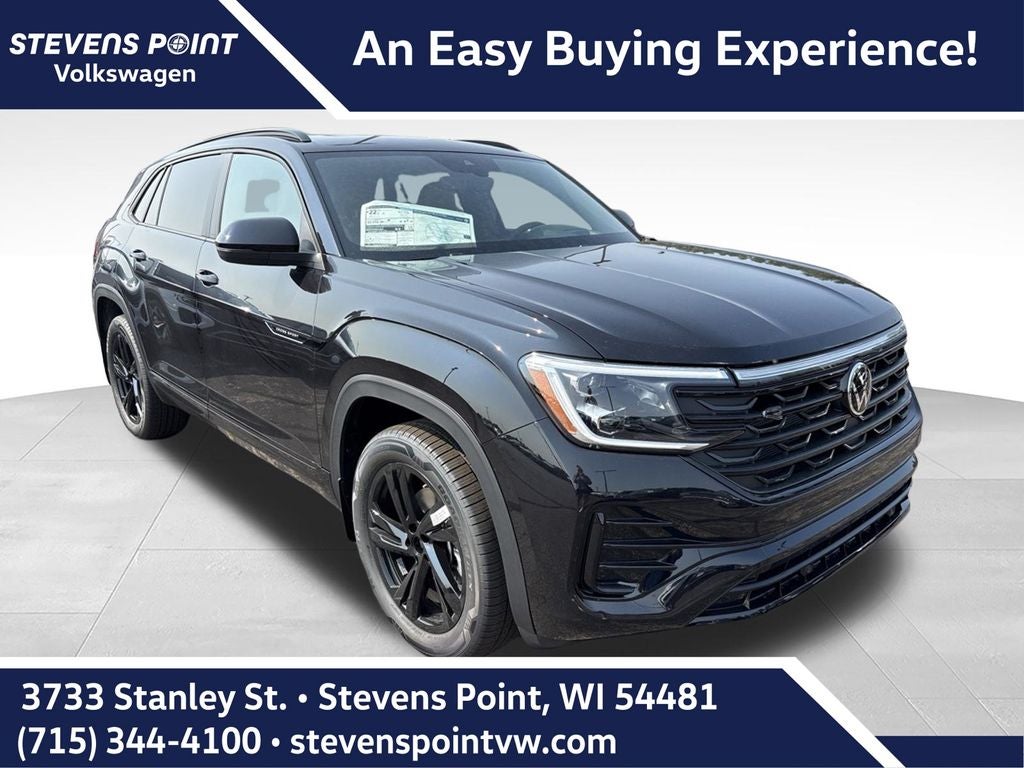 2026 Volkswagen Atlas Cross Sport 2.0T SEL R-Line Black