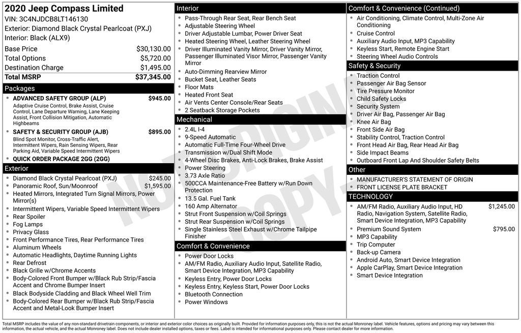 2020 Jeep Compass Limited