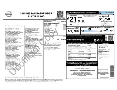 2018 Nissan Pathfinder Platinum
